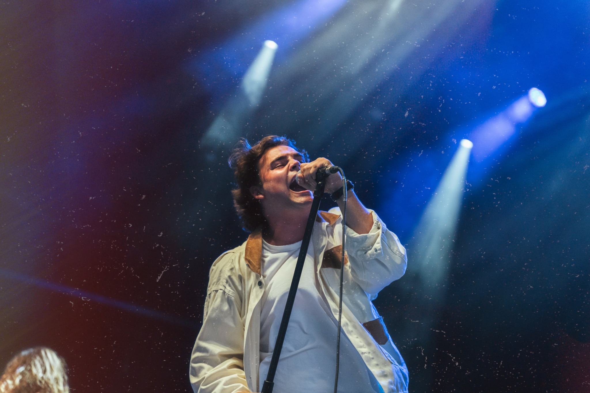 High June performing on tour